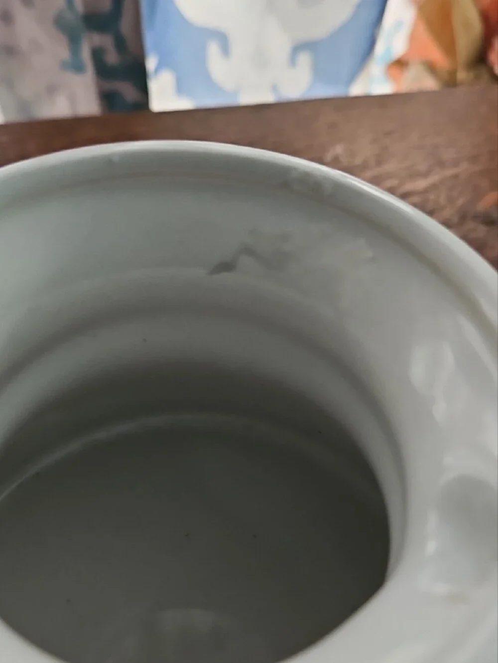 Hallmark white ceramic